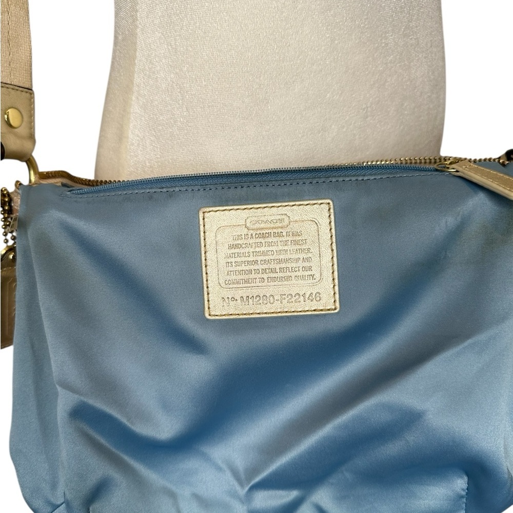 Coach Poppy Daisy Madras Signature Plaid Crossbody - Picture 8 of 17